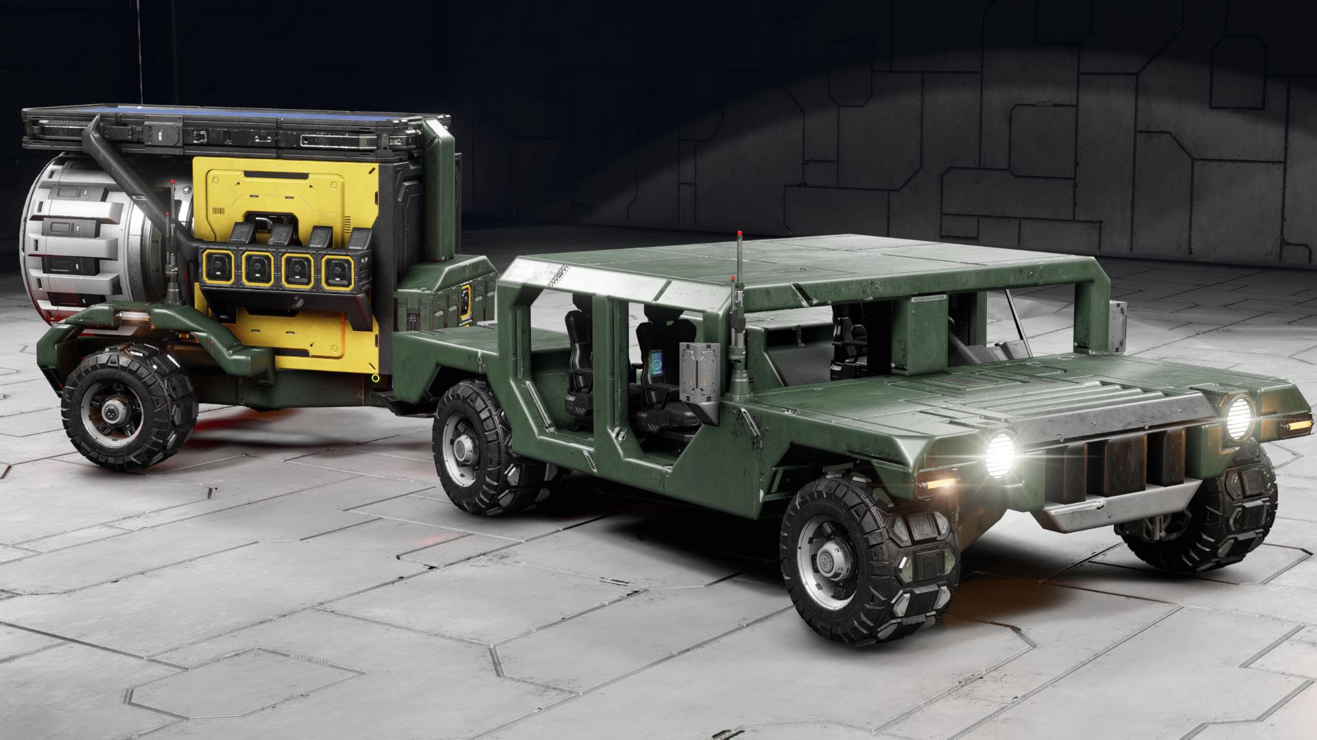 [OC] HMMWV (HUMVEE) & Ore Scout Trailer
