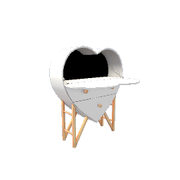 Heart Vanity Table- V7