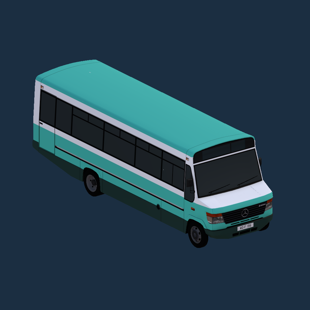 Mercedes-Benz O814D Plaxton Beaver 2 8.5m Norfolk Green unbranded