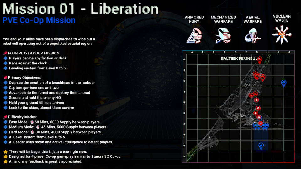 Mission 01 - Liberation [PVE Co-Op Mission]