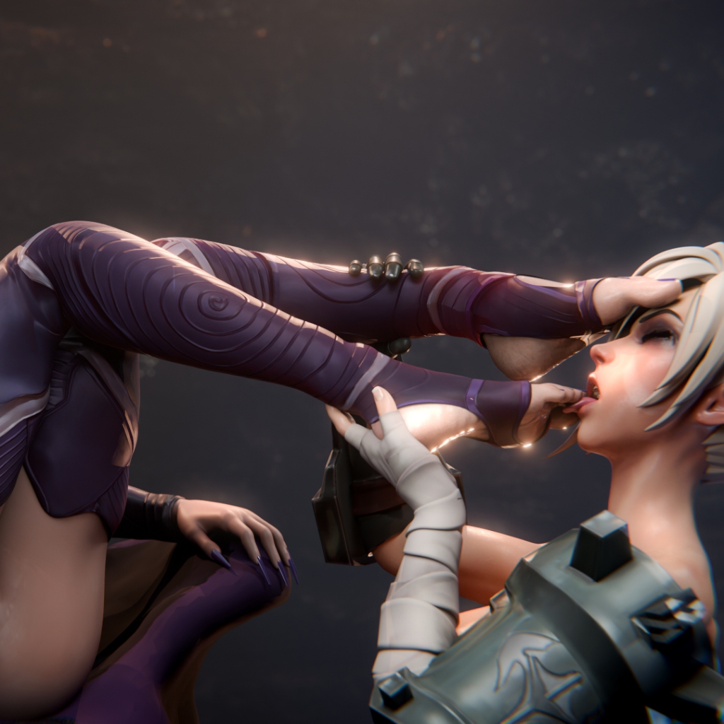 Syndra x Riven Feet Licking preview