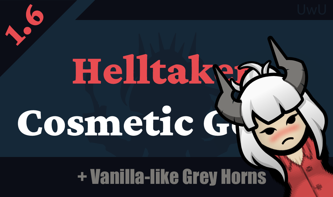 Helltaker Cosmetic Genes (Gray Horns)