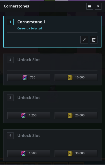 Zakros UI - Cornerstone Selector