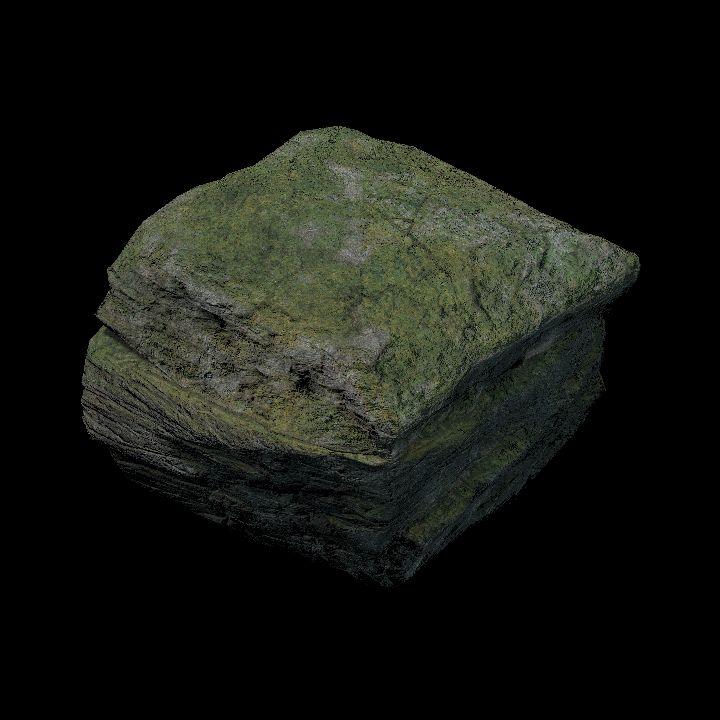 Realistic rock #3 D