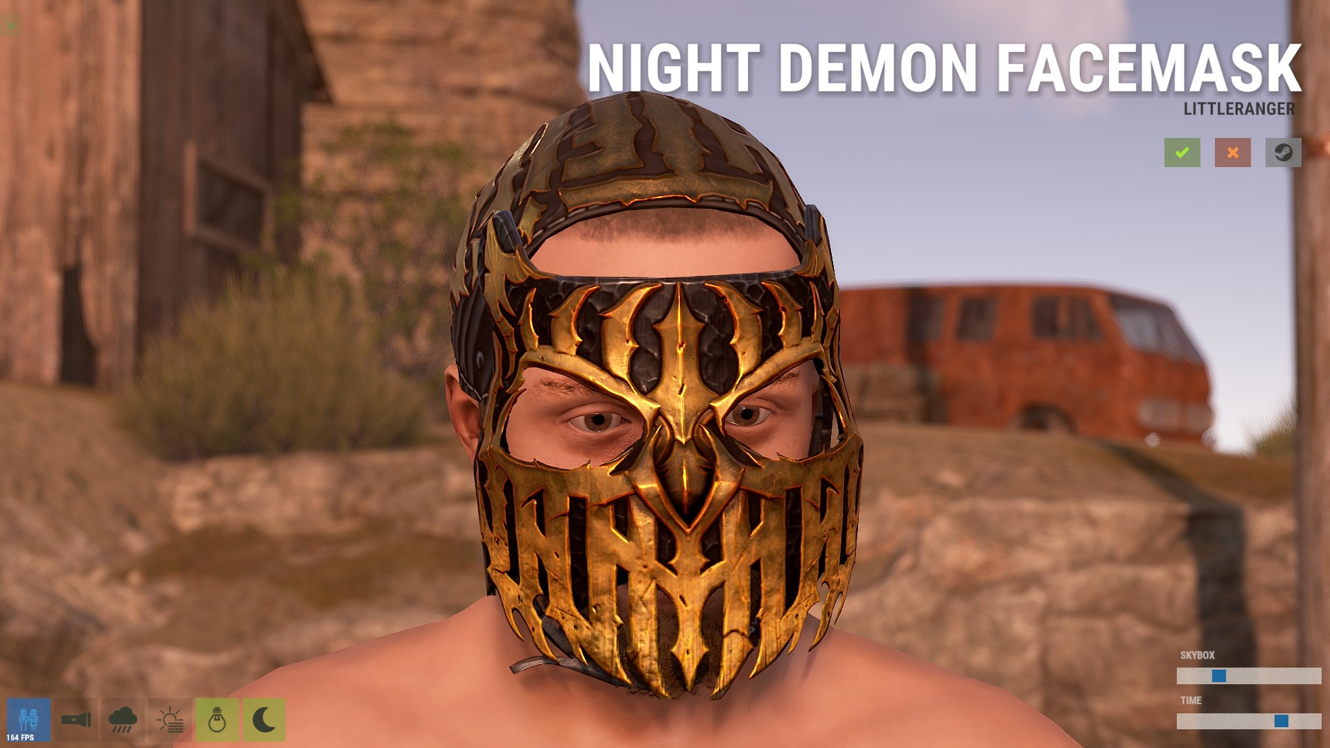 Night Demon Facemask thumbnail 4