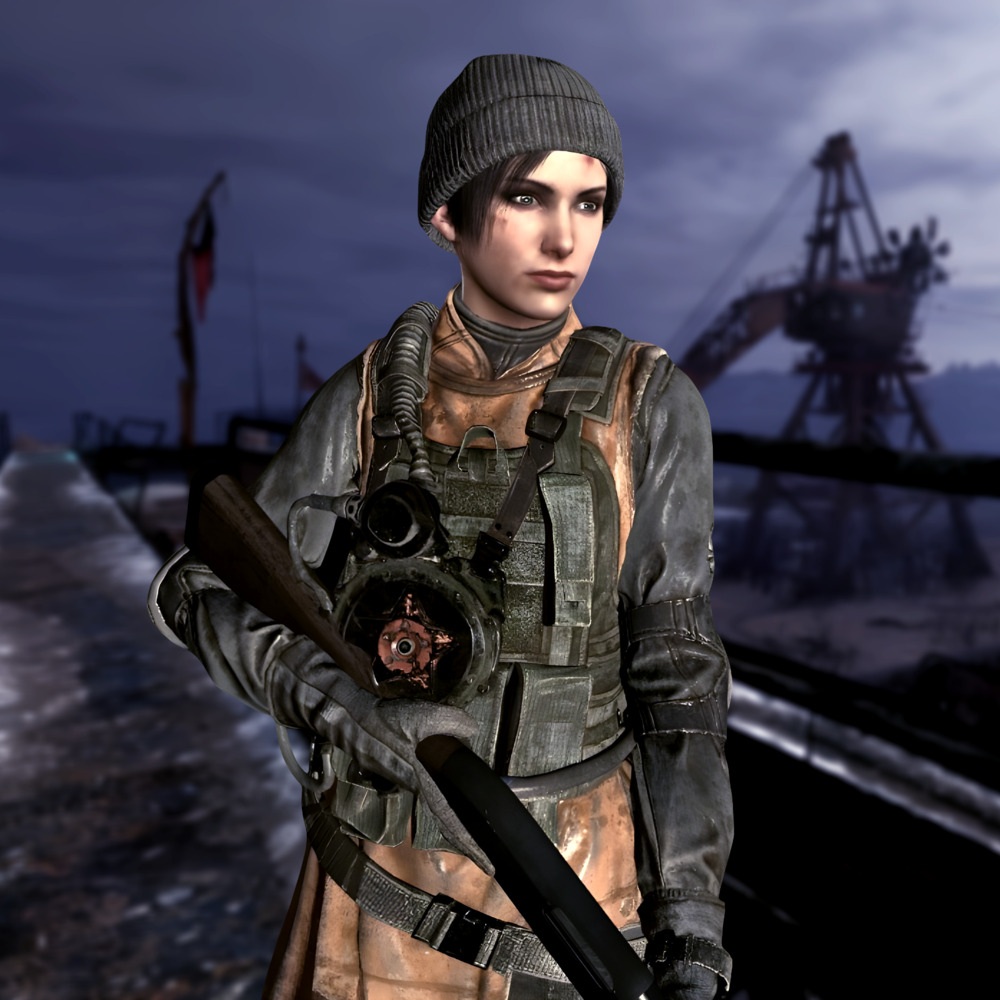 Zoey Dressed as Anna Sviatoslavovna Mel'nikova [Metro Exodus]
