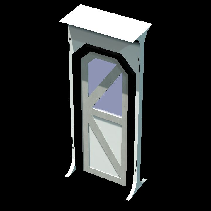 Sci-fi door animated