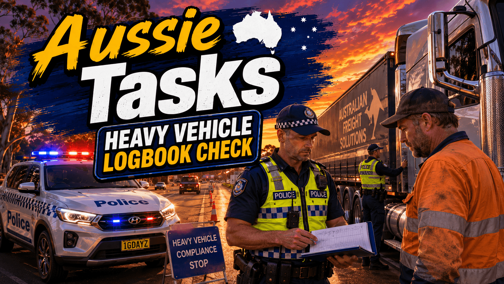 Aussie Tasks - Heavy Vehicle Logbook Check preview