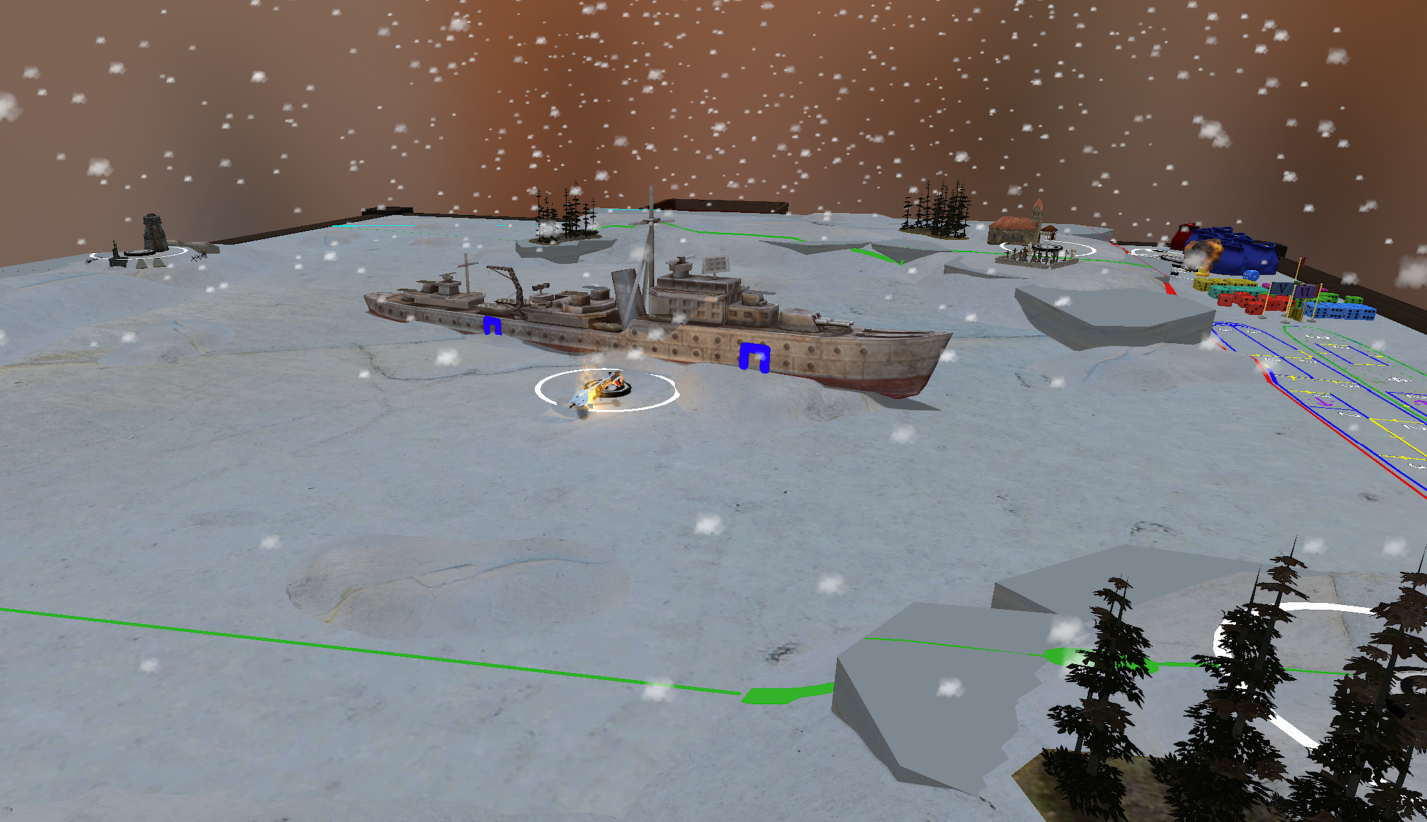 Flame of War Mission Table - Frozen Sea