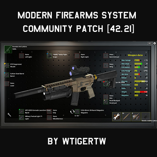 [B42.21]Modern Firearms System Community Fix Patch [B42.21]