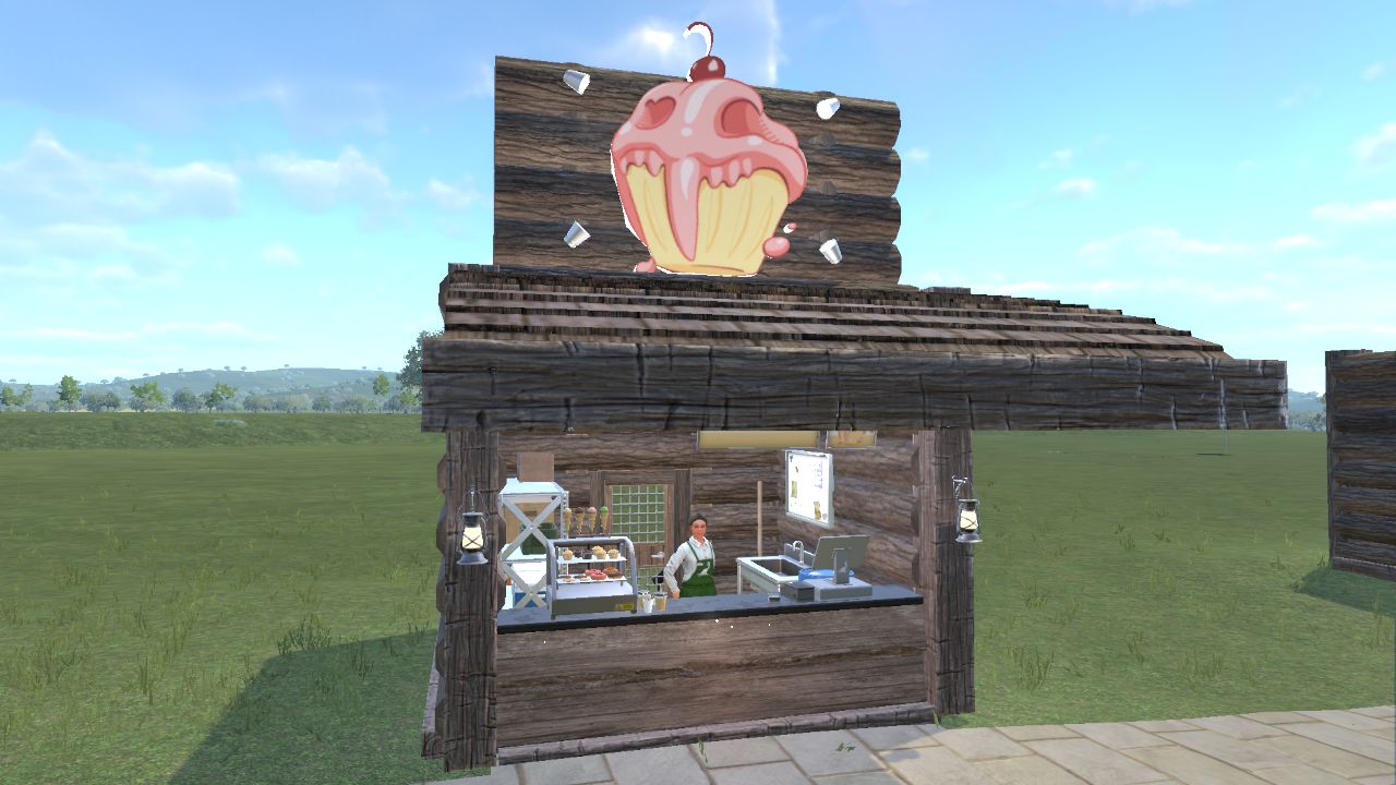 Food Stand - Ice Cream - Rustic