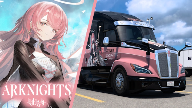 Kenworth T680 2022 Lemuen - Arknights [Combo Skin]