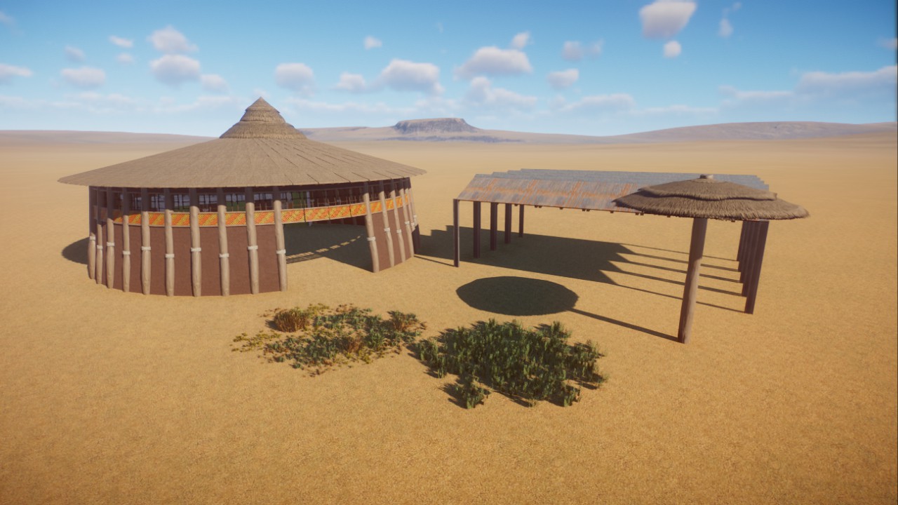 Giraffe Habitat Blueprint Set
