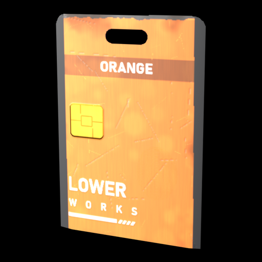 Lower Works - Orange Keycard