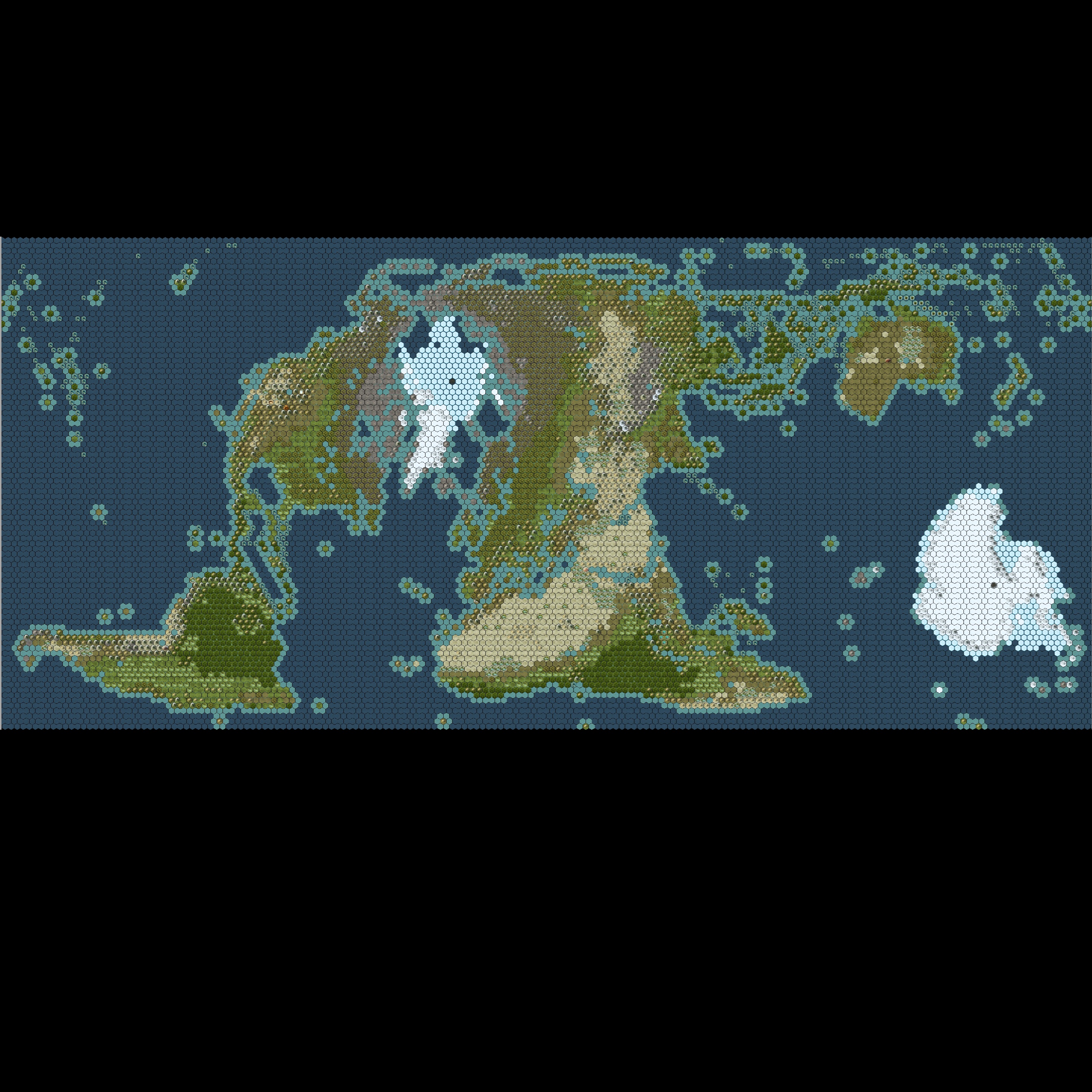 Huge Inverted Earth - Equal Area preview