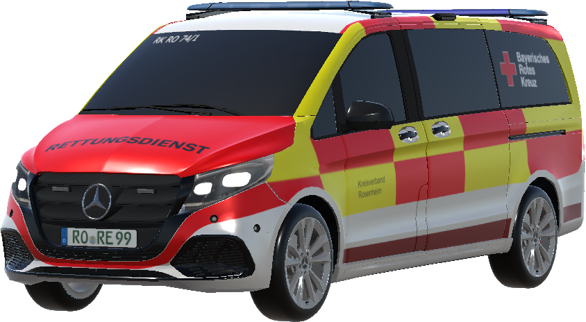REF Rosenheim Skin – MB Vito 2024 First Responder