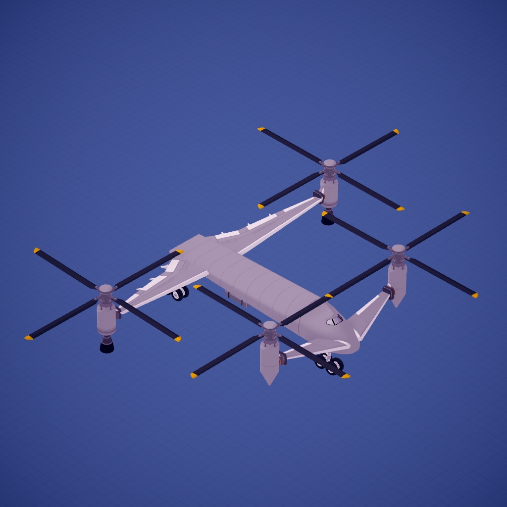 quadrocopter supported by rockets preview