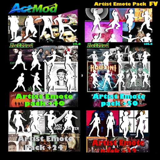 ( ACTMOD ) ARTIST EMOTE PACK! +50