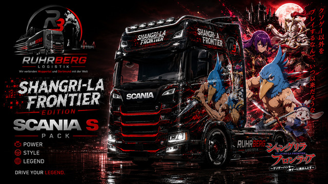 Shangria-La Frontier - Scania Pack