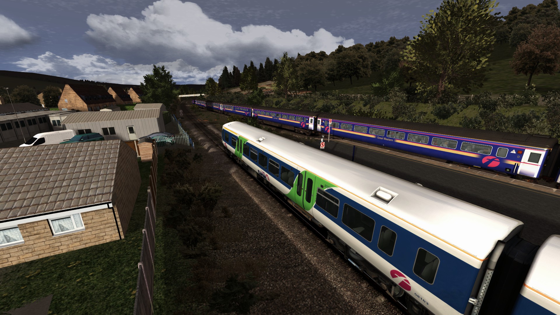439 UK Railway tour Hope Valley part 2 Chinley to Manchester Piccadilly