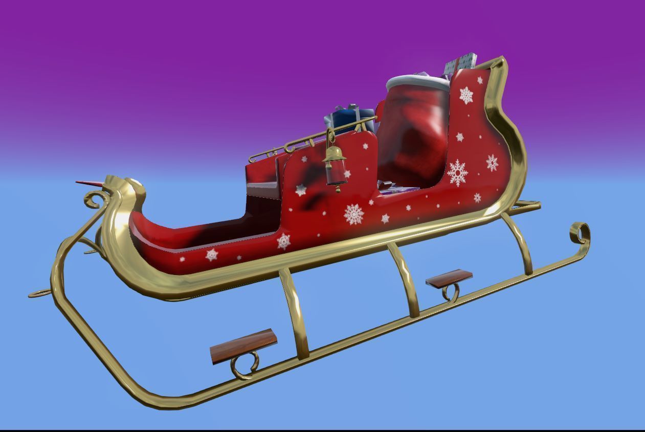 KT_SANTAS_SLEIGH_(FLYING VEHICLE)_FREE_TO_USE