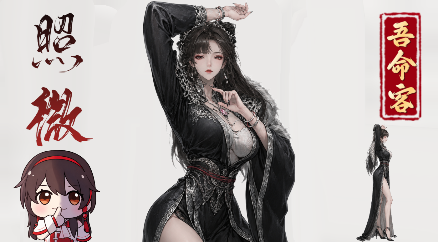 <color=#2422CE>【吾命客】</color><color=#b22222><size=30>照微君 宁昭夜</size></color> preview