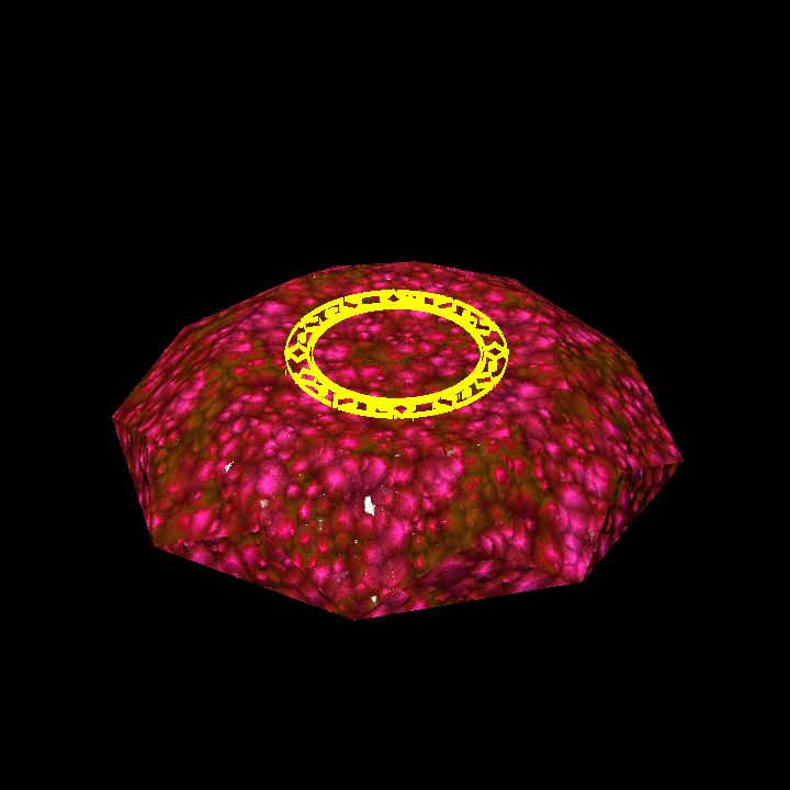 A glowing sigil stone E - circle 1