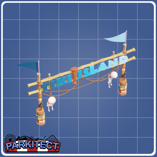 Tiki Island Sign