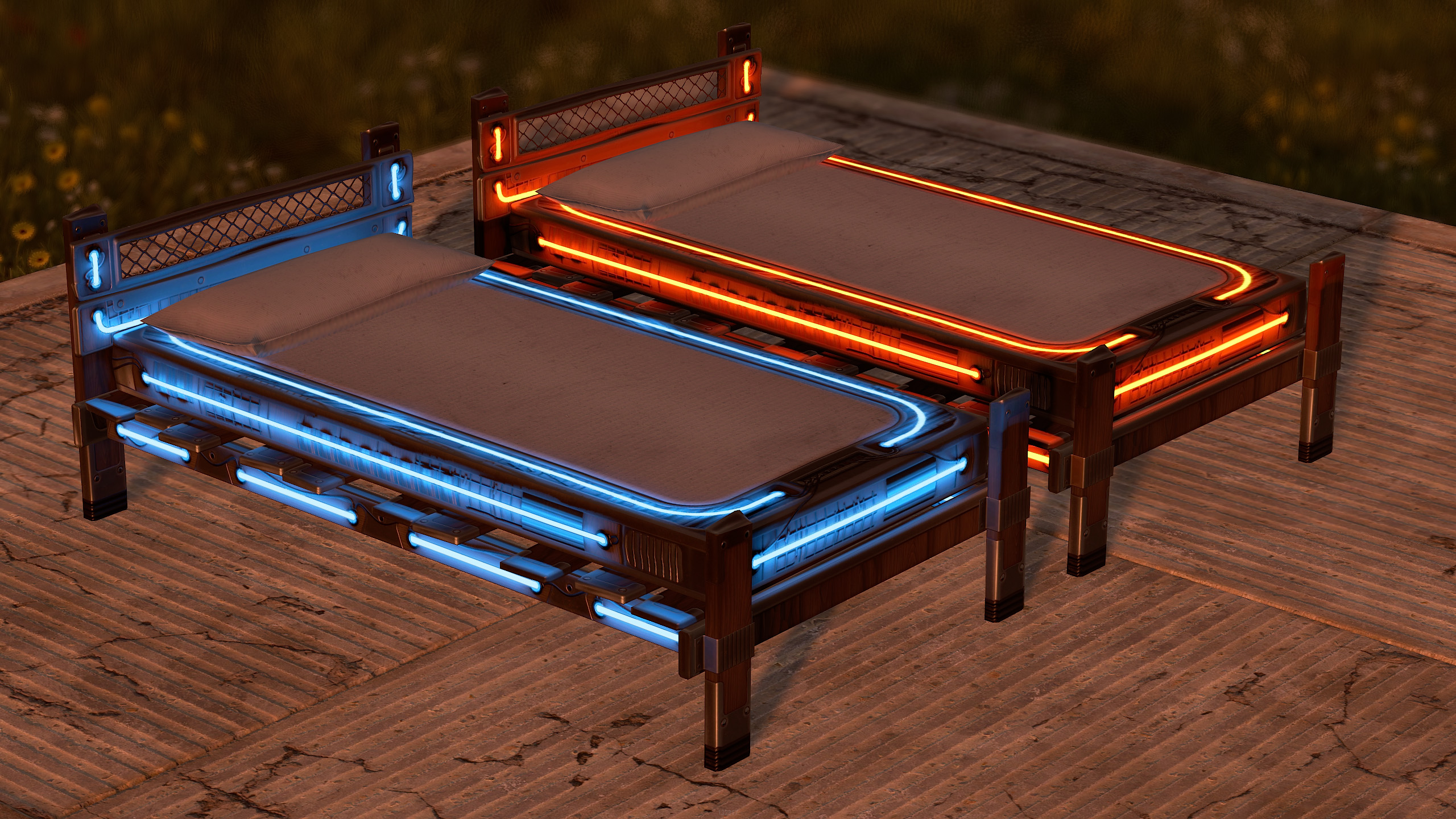 Neon Bed - Blue thumbnail 2