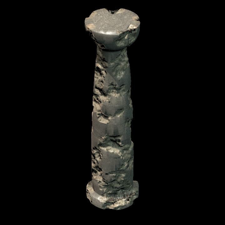 Columns damaged 1