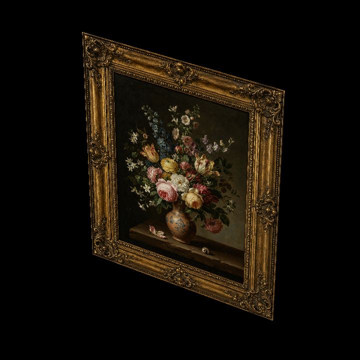 Painting, Bouquet in Vase {2D}