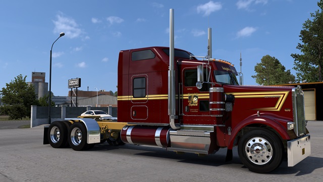 Knight's Express Skin for Jasper's Kenworth W900. All Cabs