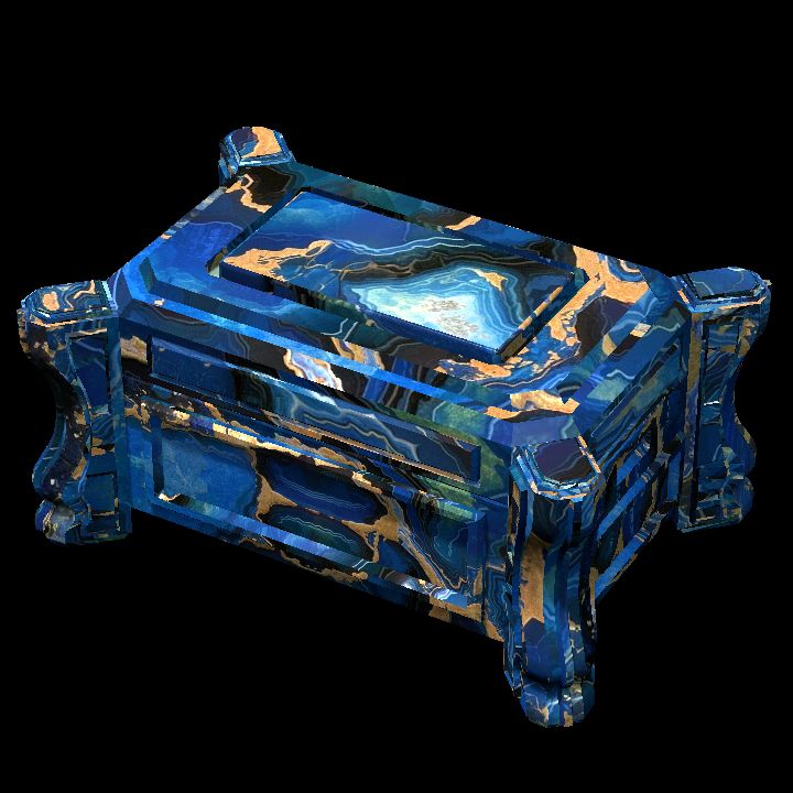 Chest, Lapis lazuli