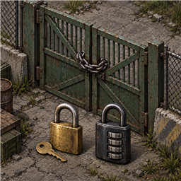 Chain and Padlock Locks [B42]
