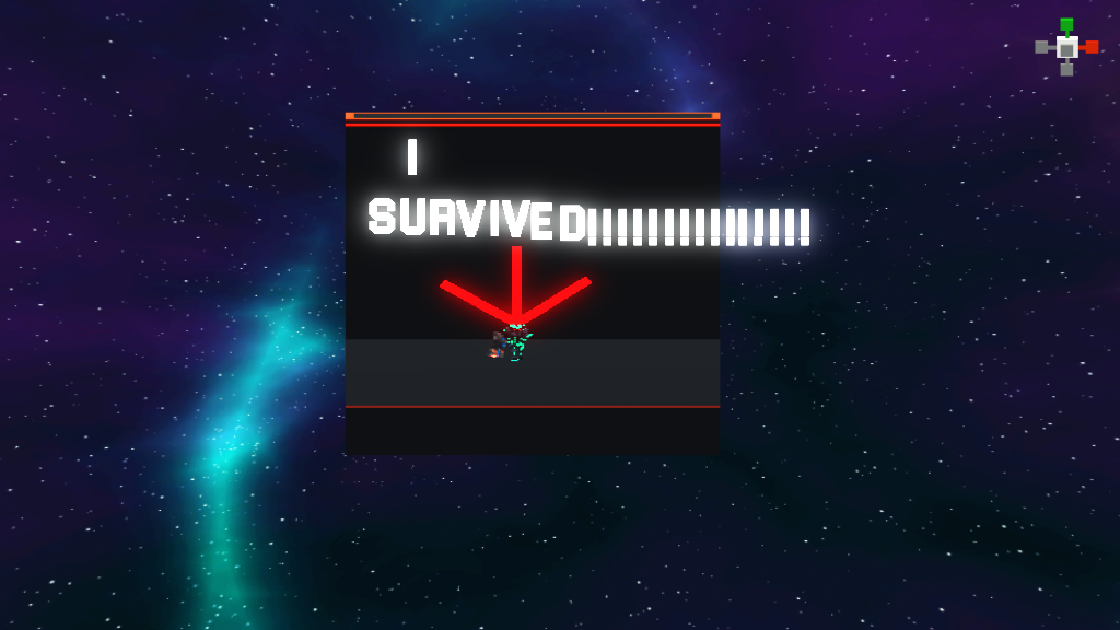 he survived!