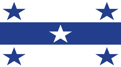 The flag of Gambier Islands
