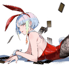 赛博朋克：边缘行者 露西 高跟勾丝 兔女郎丨Cyberpunk：Edgerunners Lucy Bunny girl