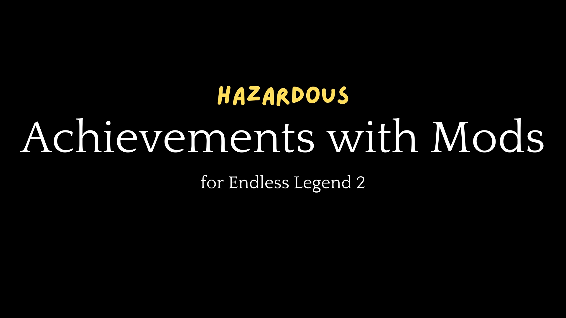 Achievements with Mods