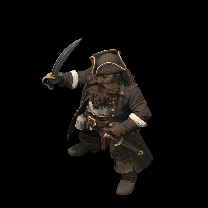 dwarf pirate