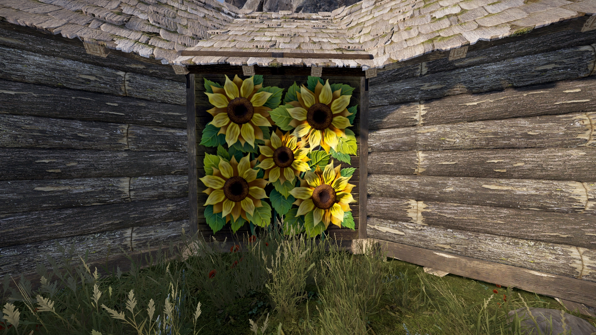 Sunflowers Garage Door thumbnail 3