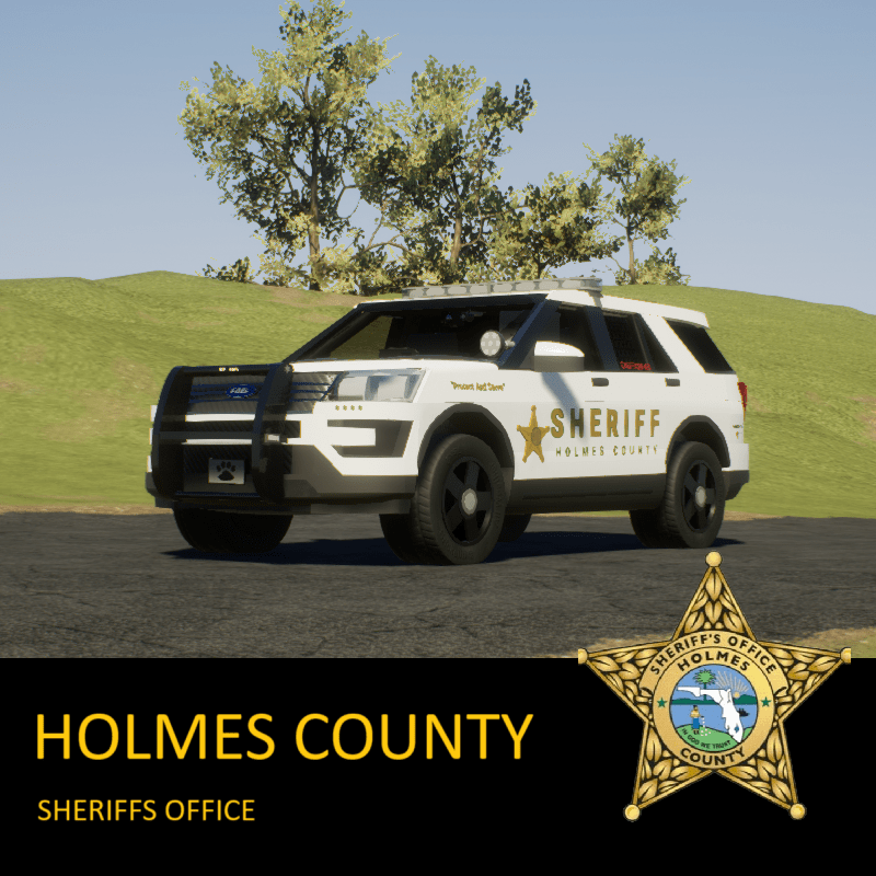 HCSO - 2016 Ford Police Utility | Holmes County SO | Variant #4 [K-9]