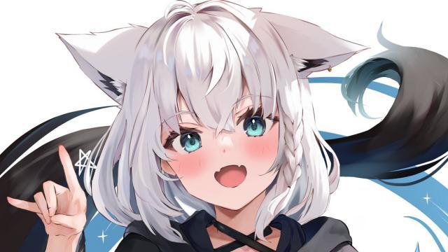 R-18 Shirakami Fubuki (Hololive) Dance animated Glow Adrenaline