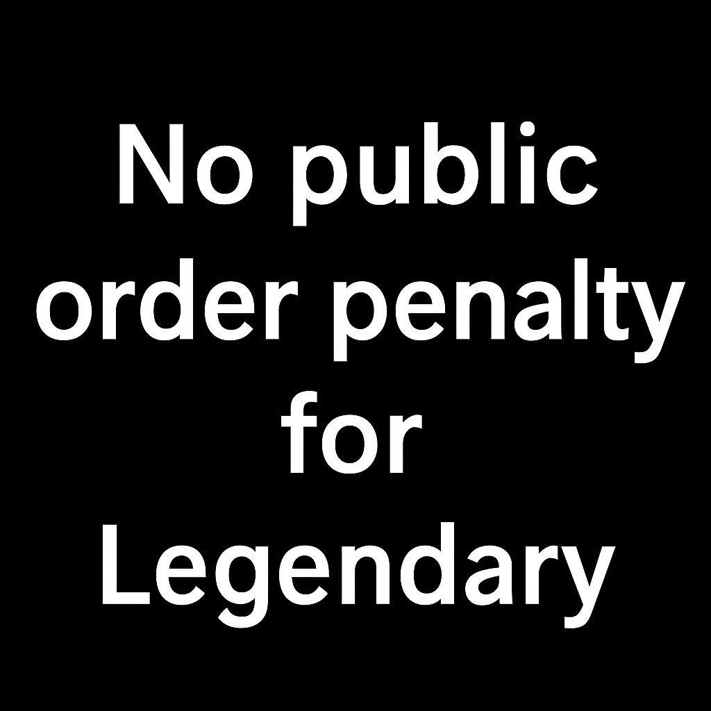 For MK1212 | No public order penalty for any difficulty