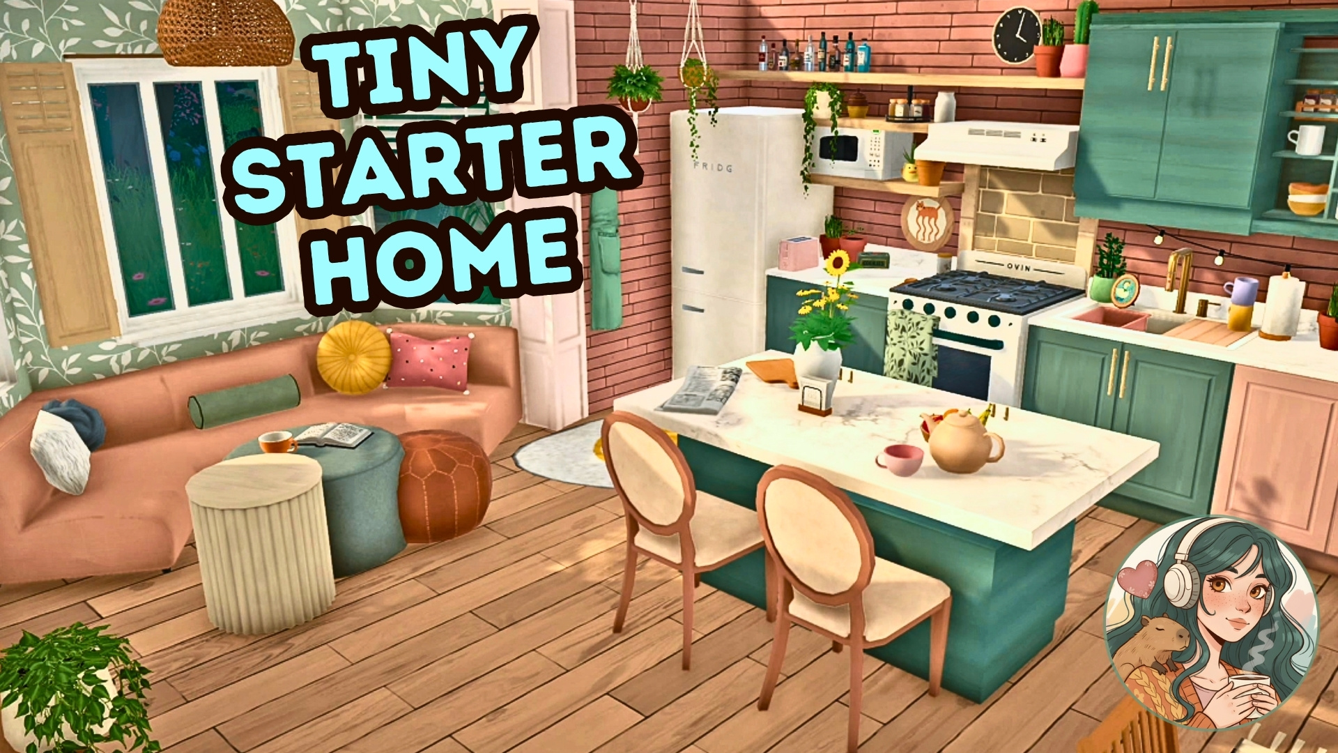 Cozy Colorful Starter Home