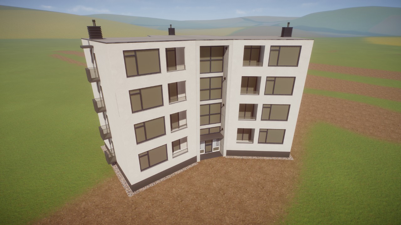Apartment building by justGoron