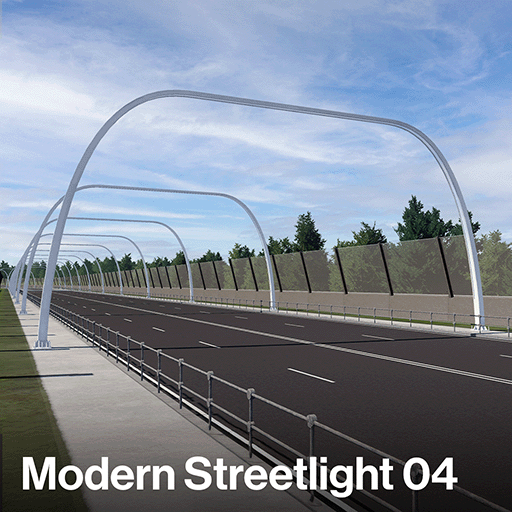 Modern Arch Streetlight 04