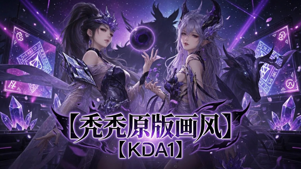【秃秃原版画风】【KDA1】（2*女立绘+NPC+战斗小人）