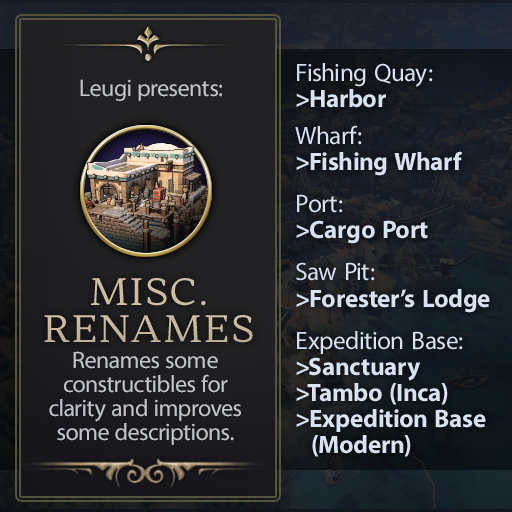 Leugi's Building Renames