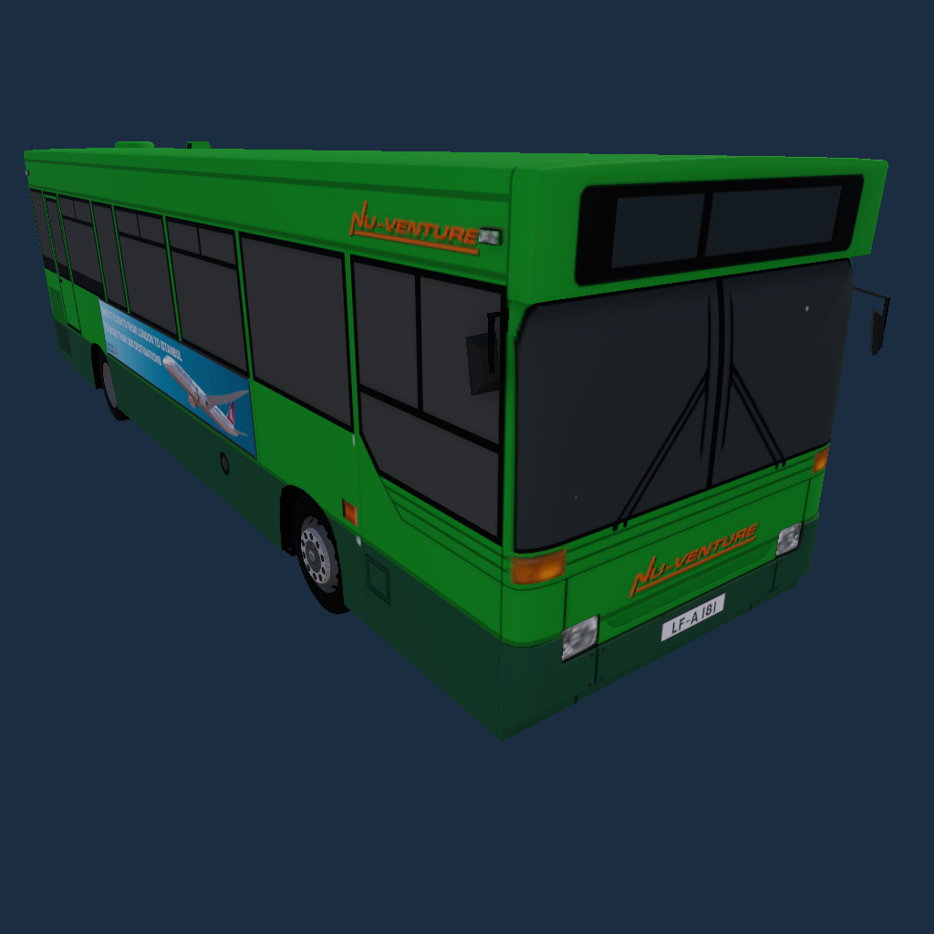 Dennis Dart Plaxton Pointer 1 Nu-Venture Green (Adverts)
