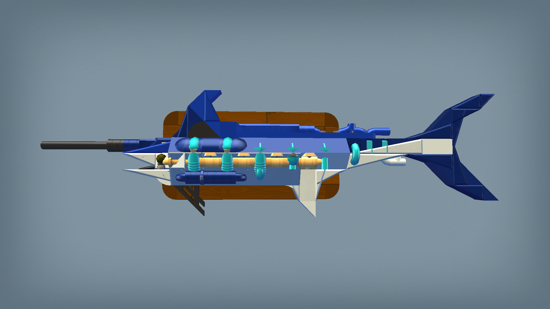 Giant Mounted Marlin